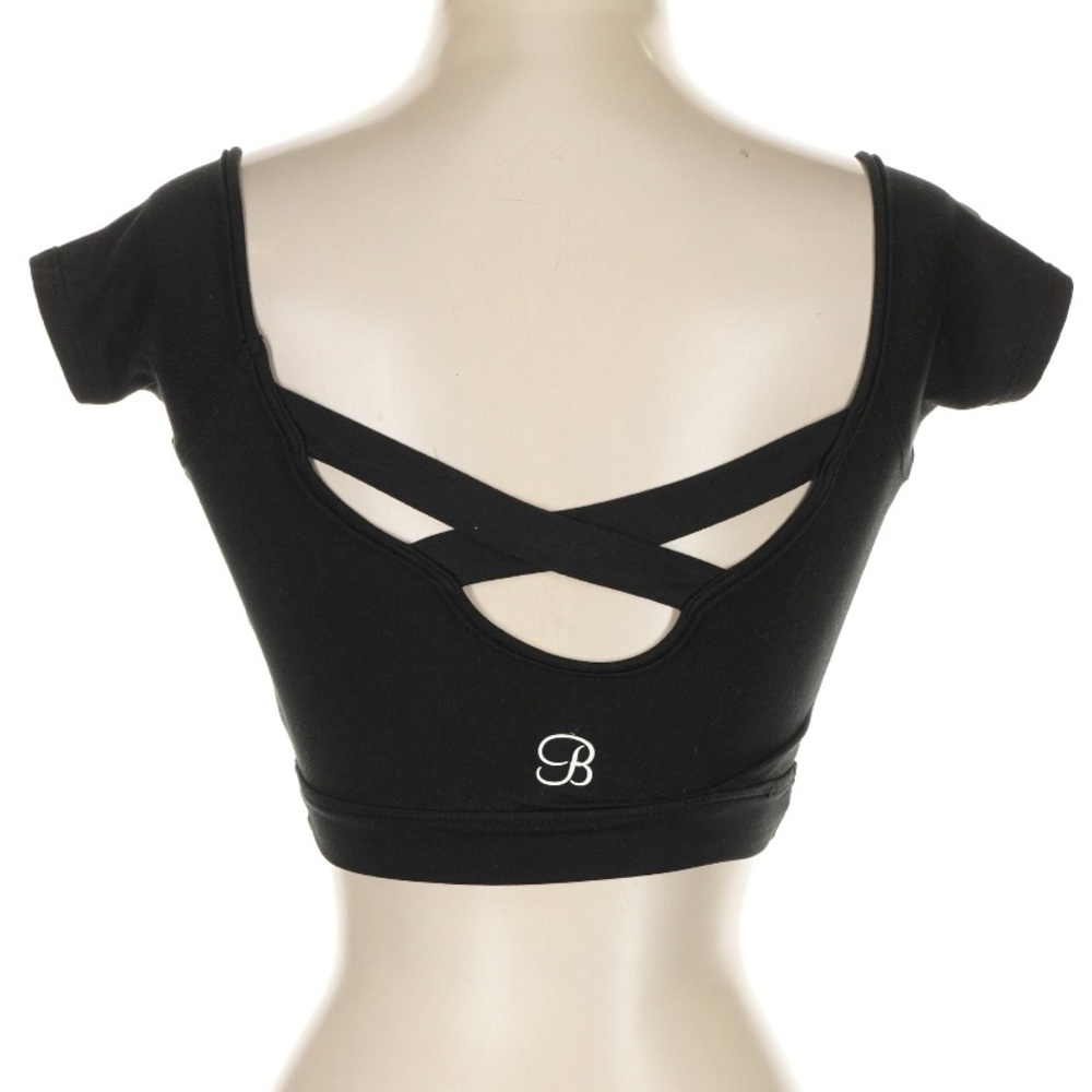 Rare Bombshell Sportswear Off The Shoulder Crop Top Black Size XS - Picture 13 of 13